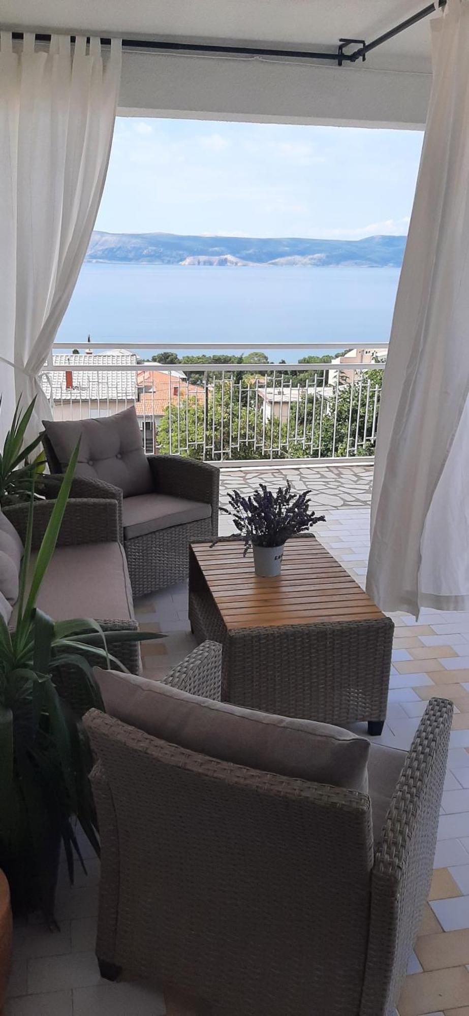 Ferienwohnung Nina Seaview Novi Vinodolski Exterior foto